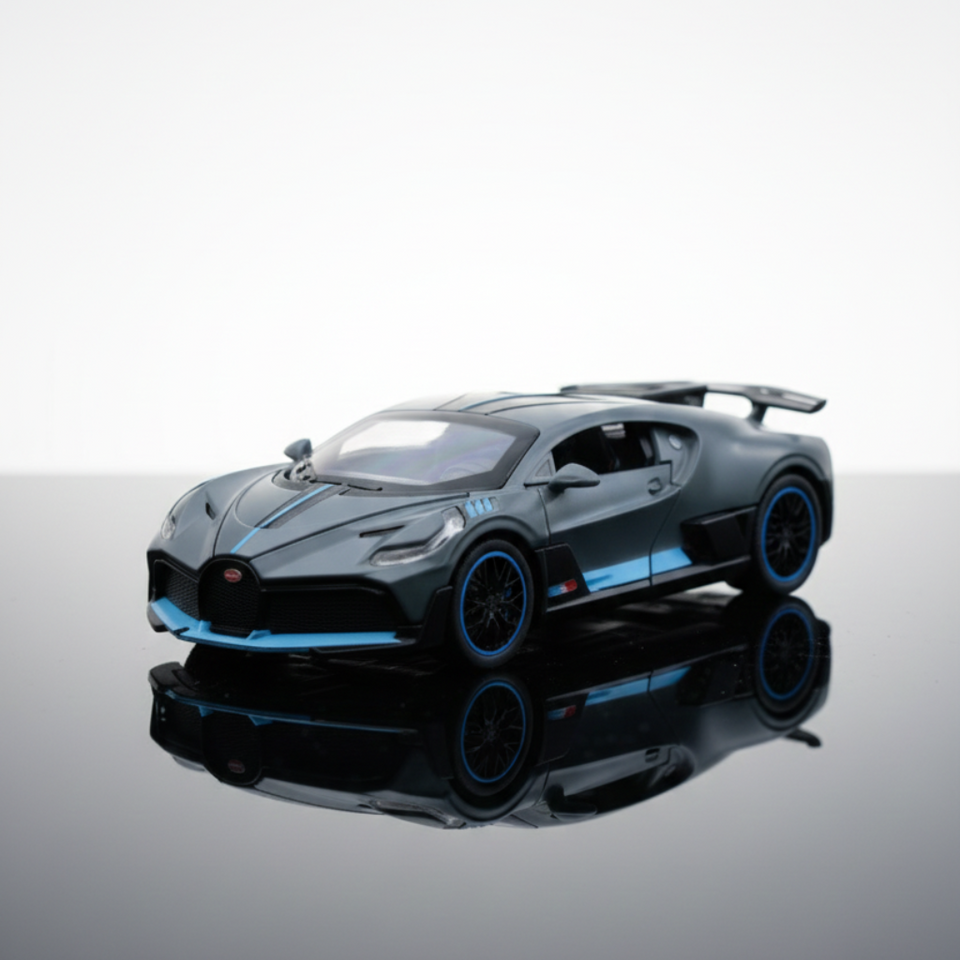 Premium Claptales Buggati Divo Die-Cast Car – Luxury Collectible Model with Sound & Lights