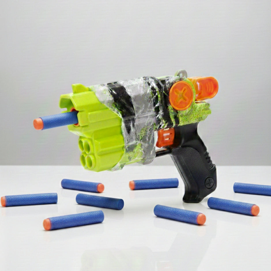 Claptales action soft bullet gun model 318 green 17 cm tactical shooting toy.