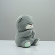 Claptales  Breathing Teddy Bear Soft Toy (25cm) | Grey Soothing Plush