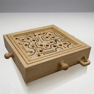 Claptales Labyrinth Maze Board Game (33 cm) | Skill & Balance Wooden Game for Kids & Adults