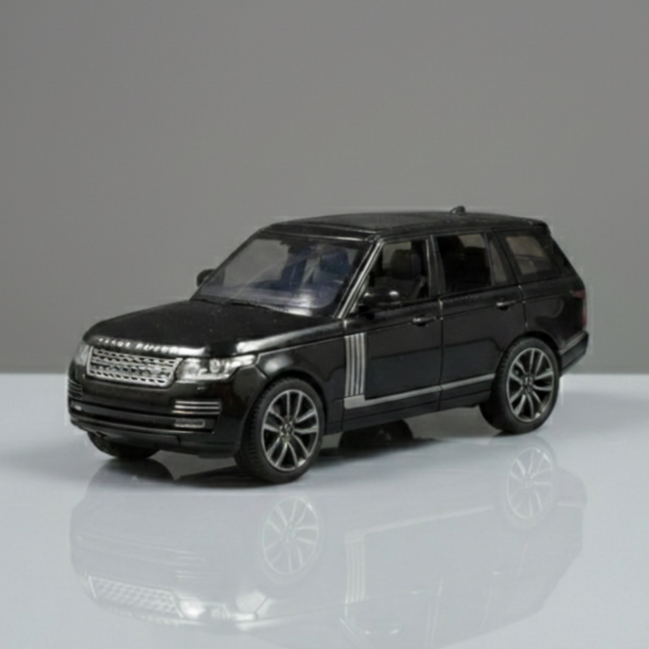 Claptales Land Rover SUV Die-Cast Model Car Black 1:32 Scale Alloy Collectible