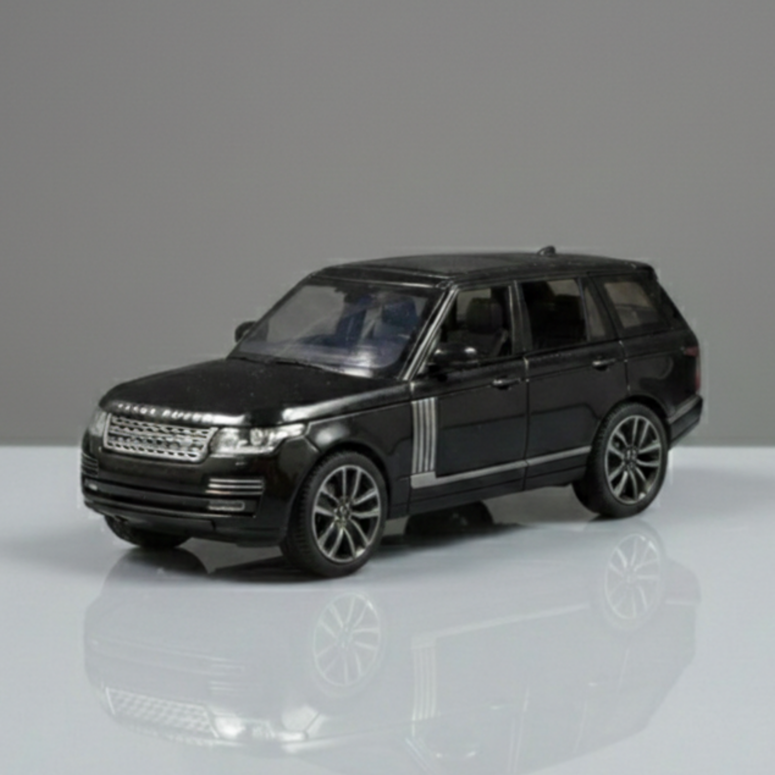 Claptales Land Rover SUV Die-Cast Model Car Black 1:32 Scale Alloy Collectible