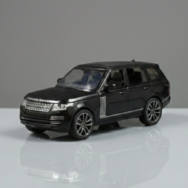 Claptales Land Rover SUV Die-Cast Model Car Black 1:32 Scale Alloy Collectible