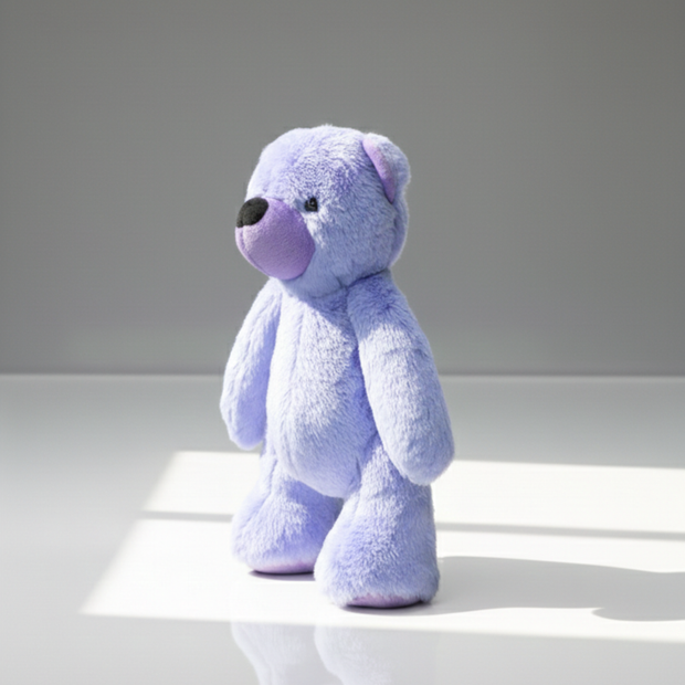 Claptales Purple Standing Bear Soft Toy (35cm) | Unique Teddy Bear