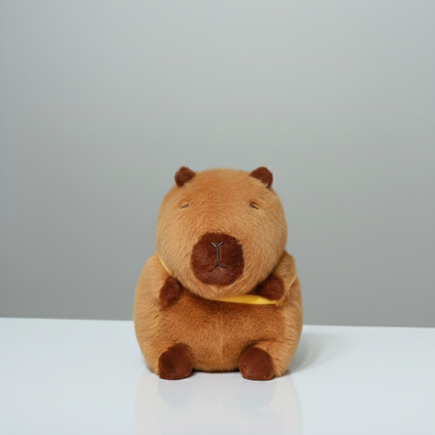 Claptales  Brown Capybara Soft Toy (8 Inch) | Viral Cute Animal Plush