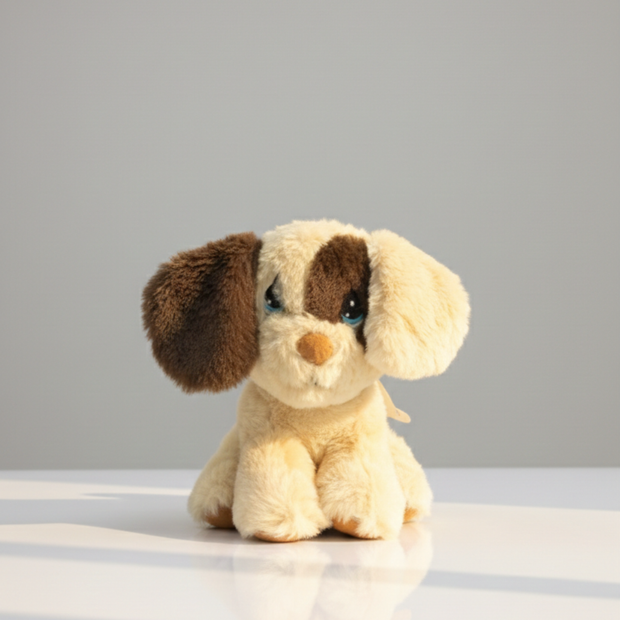 Claptales  Bitsy Blues Brown Puppy Soft Toy (20cm) | Mini Plush Gift