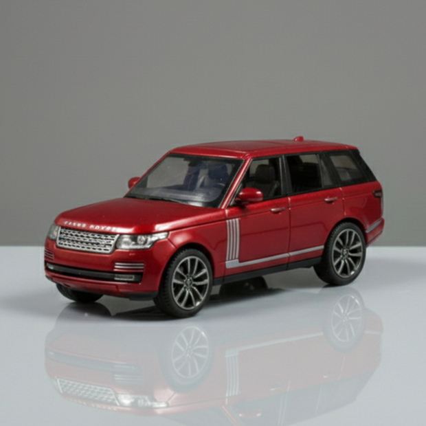 Claptales Land Rover SUV Die-Cast Model Car Black 1:32 Scale Alloy Collectible