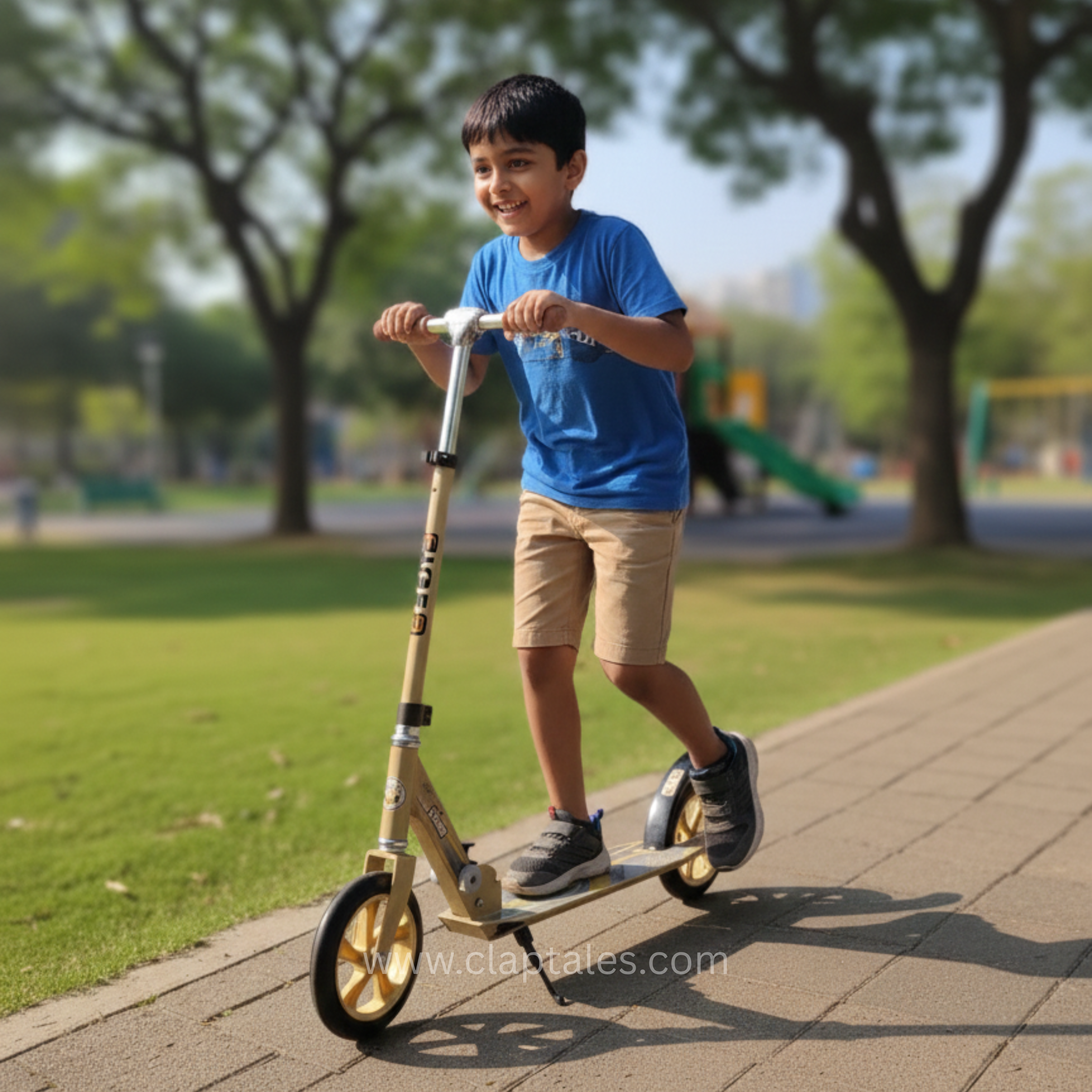 2-Wheel Design with Kickstand Foldable Lightweight Teen/Adult Kick Scooter | High-Performance Wheels & Adjustable Handle