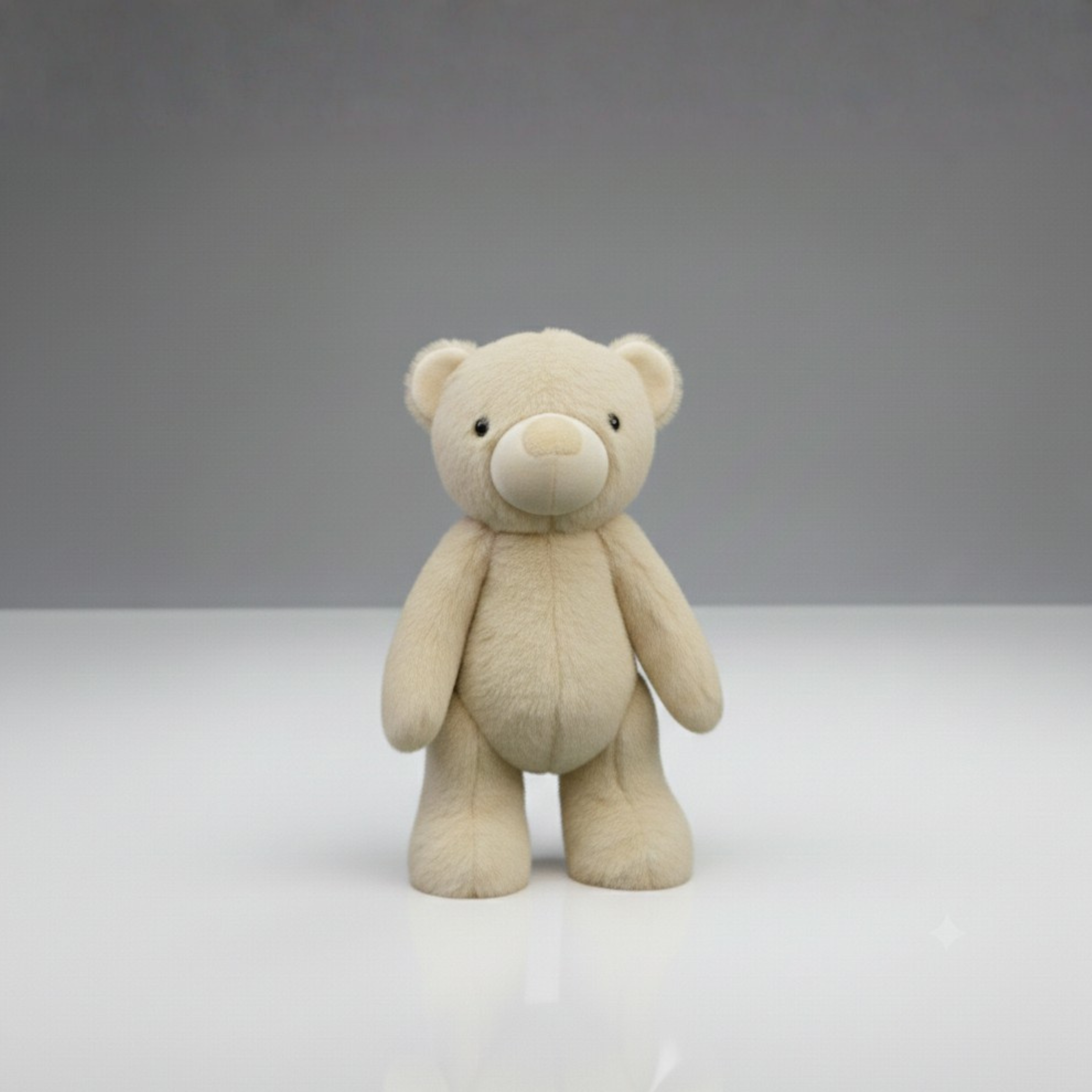 Claptales  Beige Standing Bear Soft Toy (35 cm) | Plush Teddy for Kids