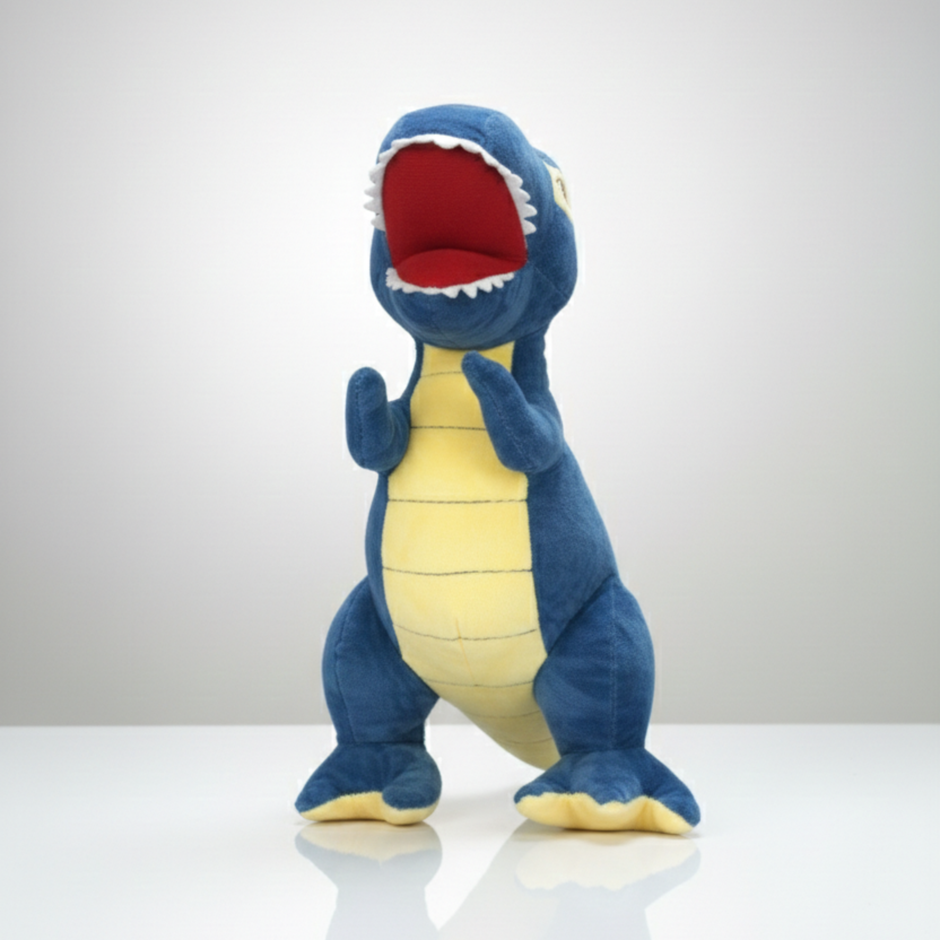 Claptales  Blue Dinosaur Soft Toy (10 Inch) | Cute Dino Plush for Kids