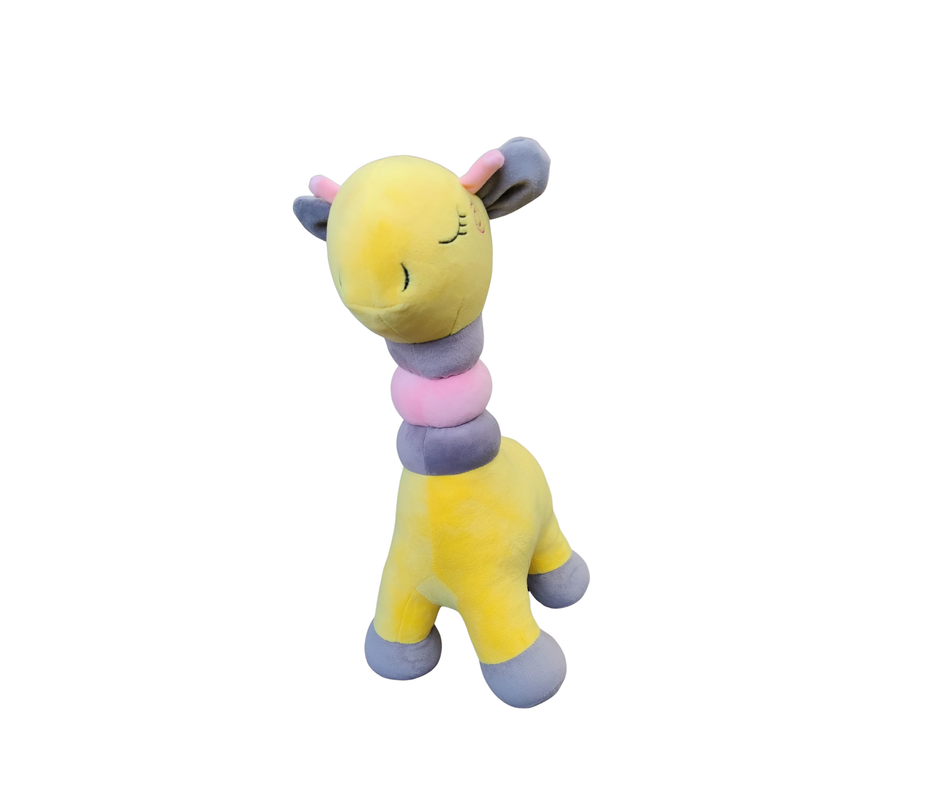 Soft Plush Giraffe Toy – Cute Yellow Stuffed Animal for Kids