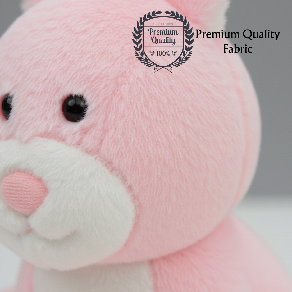 Claptales Glitter Joy Beige Soft Toy (22 cm) | Cute Plush Companion