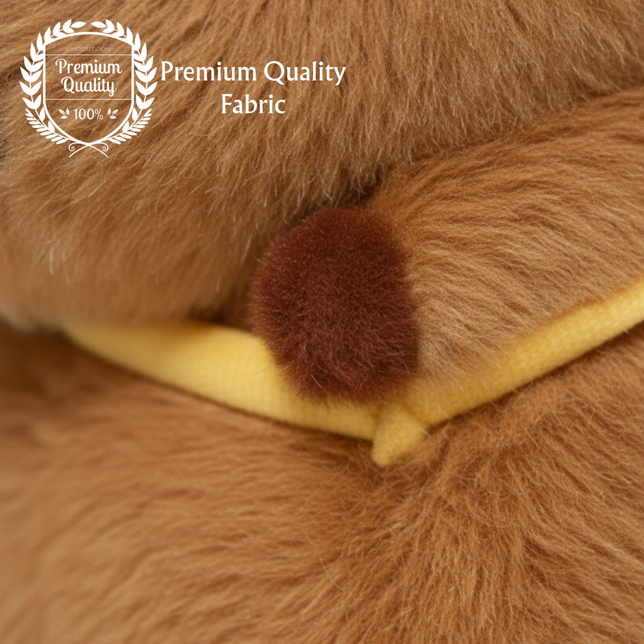 Claptales  Brown Capybara Soft Toy (8 Inch) | Viral Cute Animal Plush