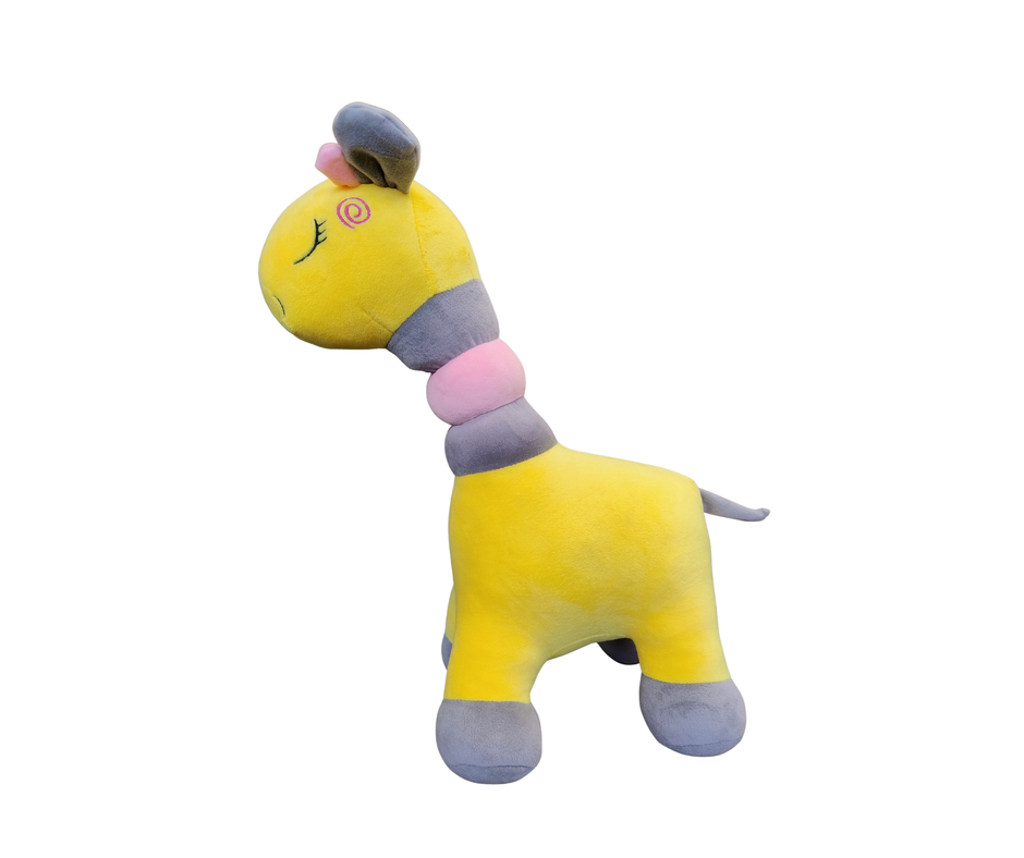 Soft Plush Giraffe Toy – Cute Yellow Stuffed Animal for Kids