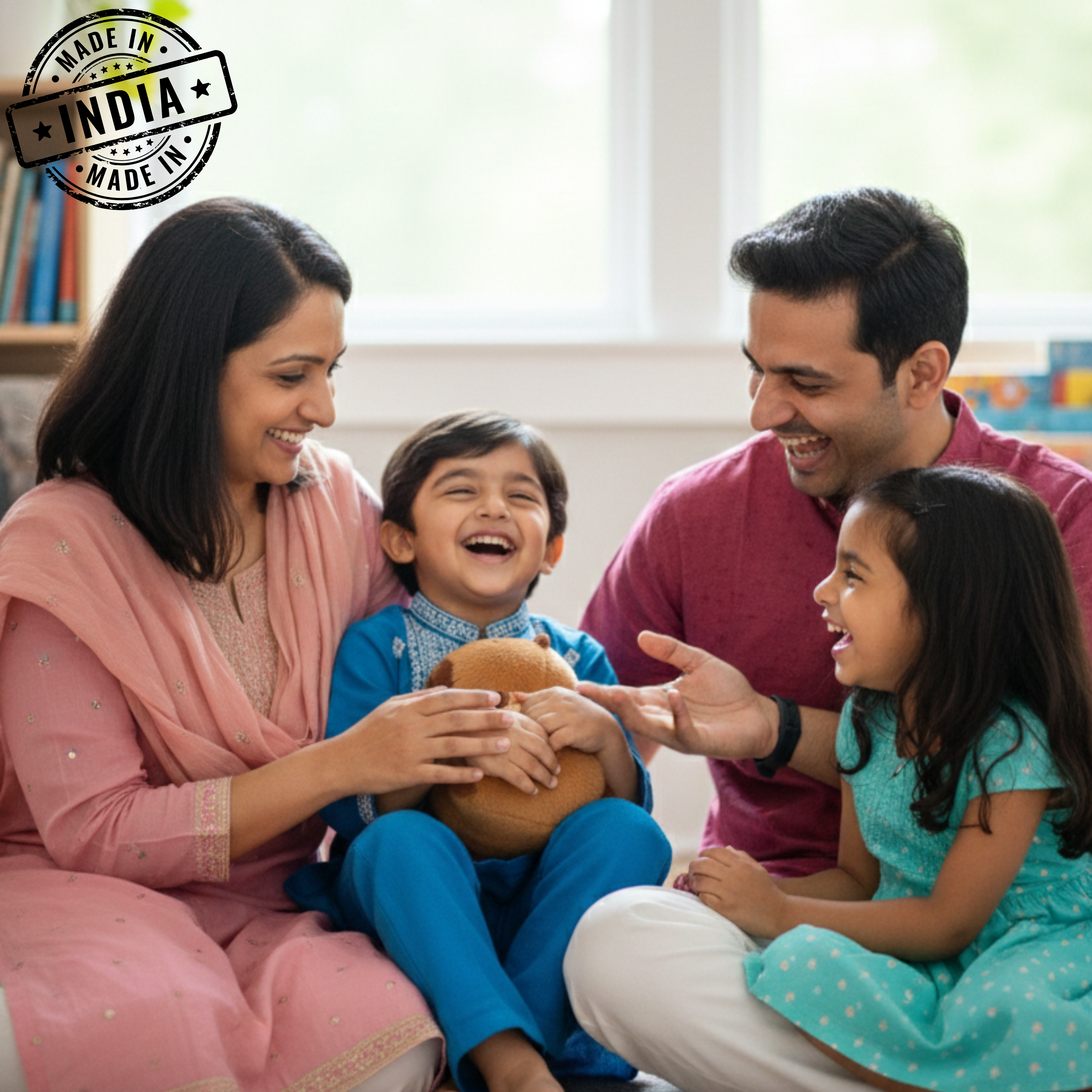 Claptales  Brown Capybara Soft Toy (8 Inch) | Viral Cute Animal Plush