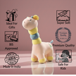 Claptales Cute Giraffe Plush Toy for Kids | Cartoon Pastel Giraffe Soft Toy