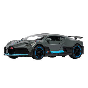 Claptales Die-Cast Sports Car – Grey (1:32 Scale)