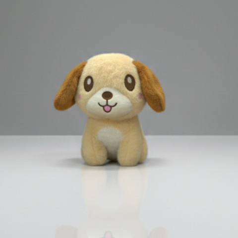 small brown puppy teddy bear soft plush toy safe for toddlers