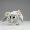 Claptales white sheep soft toy 30 cm cute plush for kids