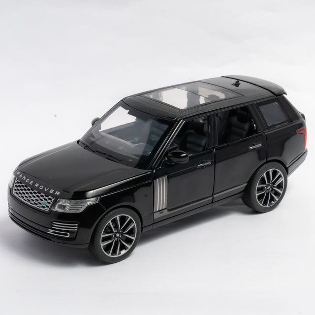 Claptales Die-Cast Land Rover SUV Alloy Model Car – Black (1:32 Scale)
