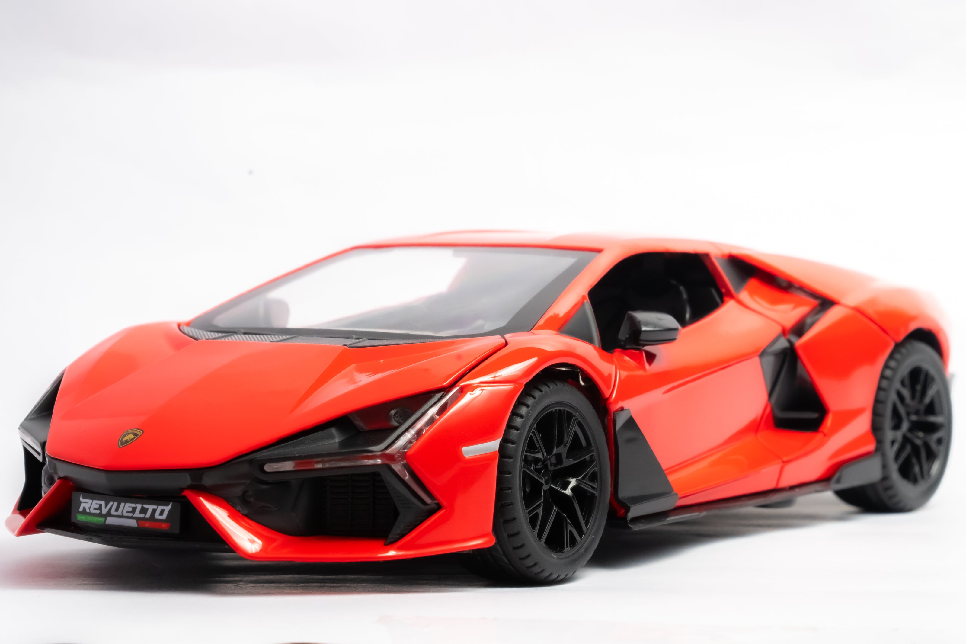 Claptales Die-Cast Sports Car with Opening Doors – Red