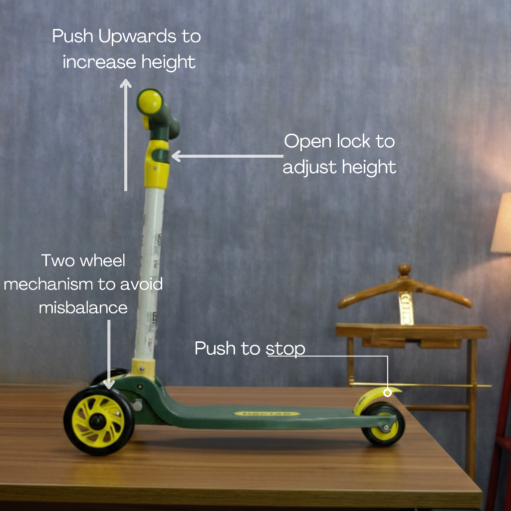 Strong frame adult kick scooter durable metal body