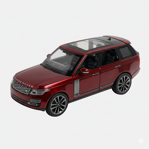 Claptales Die-Cast Land Rover SUV Alloy Model Car – Black (1:32 Scale)