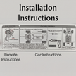 RC car installation instructions