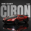Red and black die-cast car model of a Ciron on a reflective surface with 'Die-Cast' and '1:32' text.