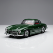 Benz die cast classic car green collectible model