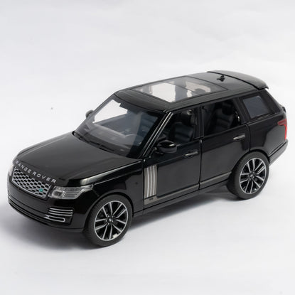Claptales black Land Rover SUV die-cast car 1:32 scale
