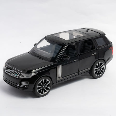 Claptales black Land Rover SUV die-cast car 1:32 scale