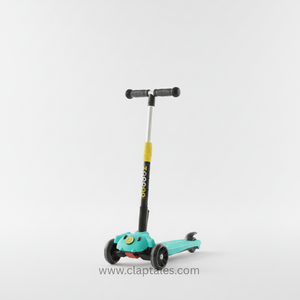 CLAPTALES 3 wheel kick scooter for kids with adjustable height