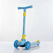 Side view of Claptales kids kick scooter showing lean to steer technology and stable three wheel design