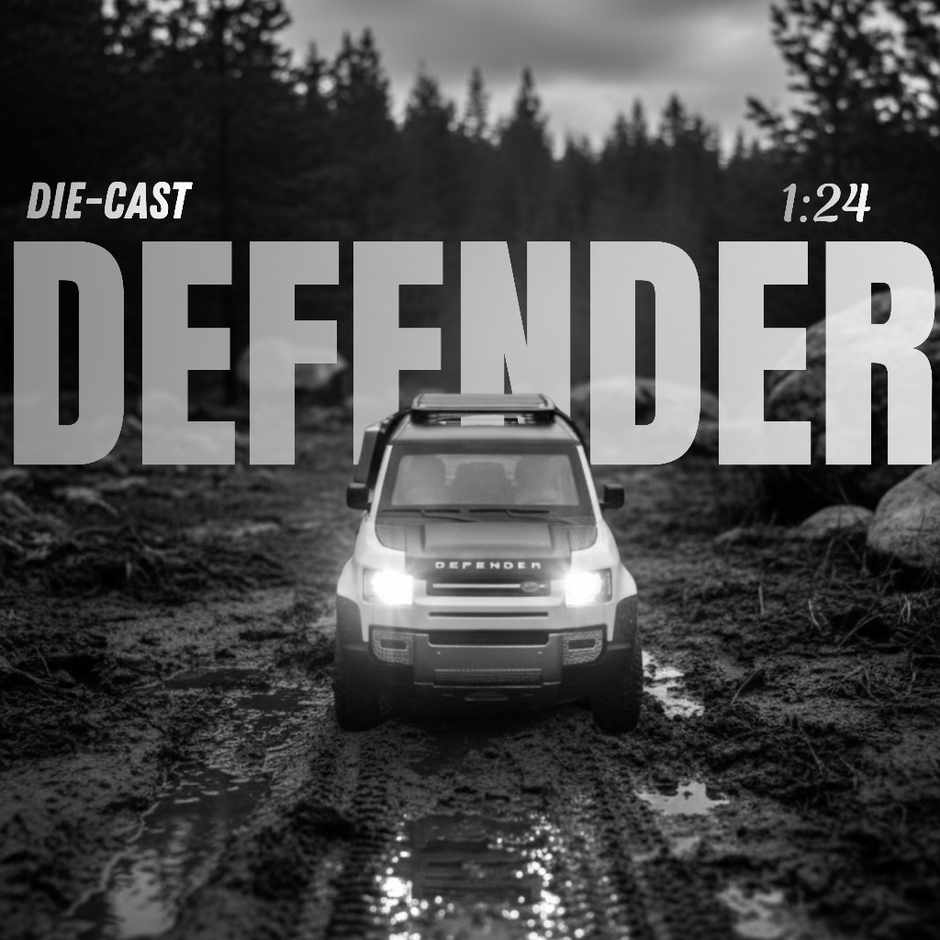 Defender die cast car interior detailing