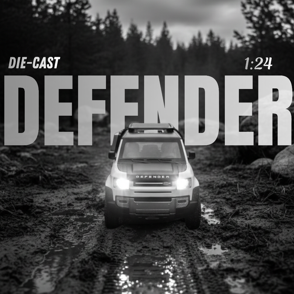 Defender die cast car interior detailing