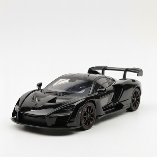 Claptales white/black die-cast sports car 1:24 scale