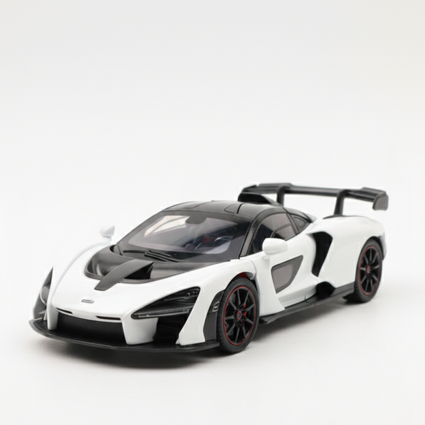 Claptales whit die-cast sports car 1:24 scale