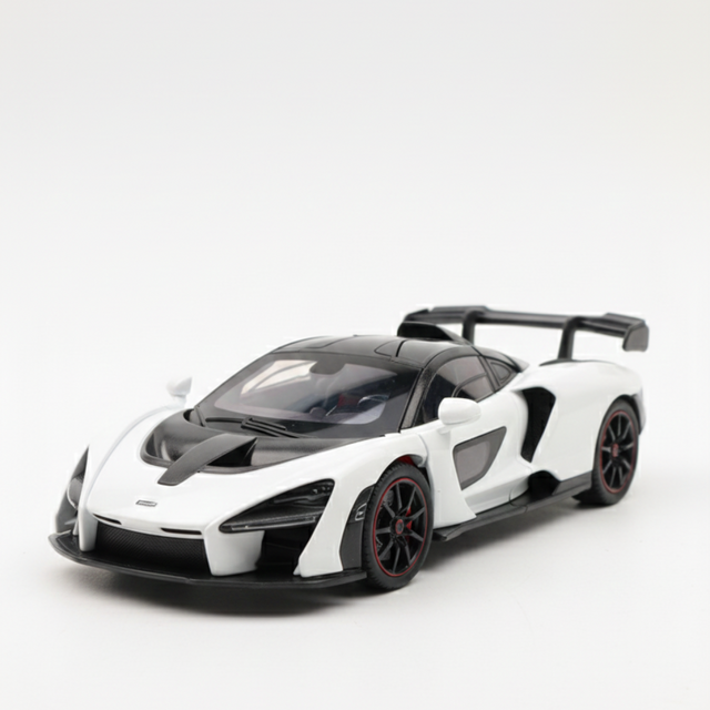 Claptales whit die-cast sports car 1:24 scale