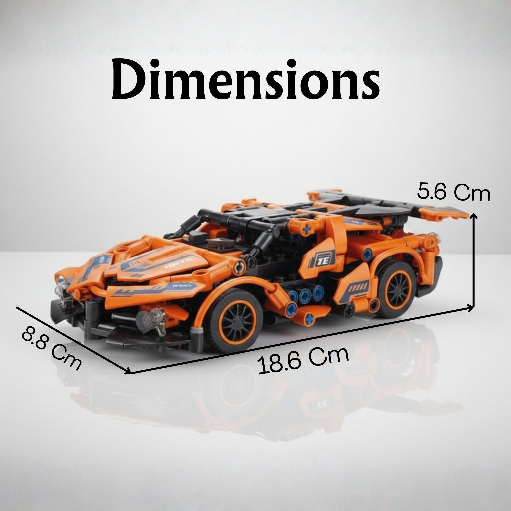 Kids building RC car STEM educational learning toy