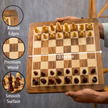 large wooden chess board big size display magnetic chess set for adults and kids