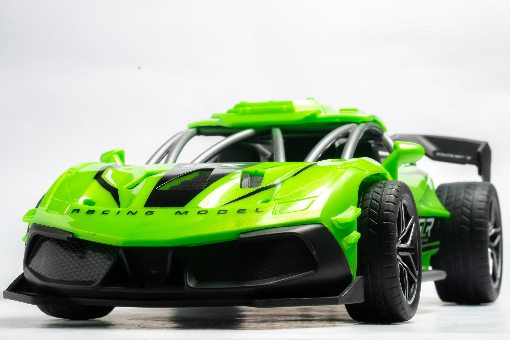 RC car drift racing smoke effect high speed