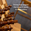 strong magnetic chess pieces closeup stable wooden chess board pieces large set