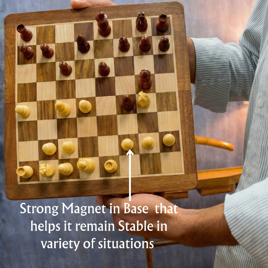 strong magnetic chess pieces close up stable wooden chess board pieces